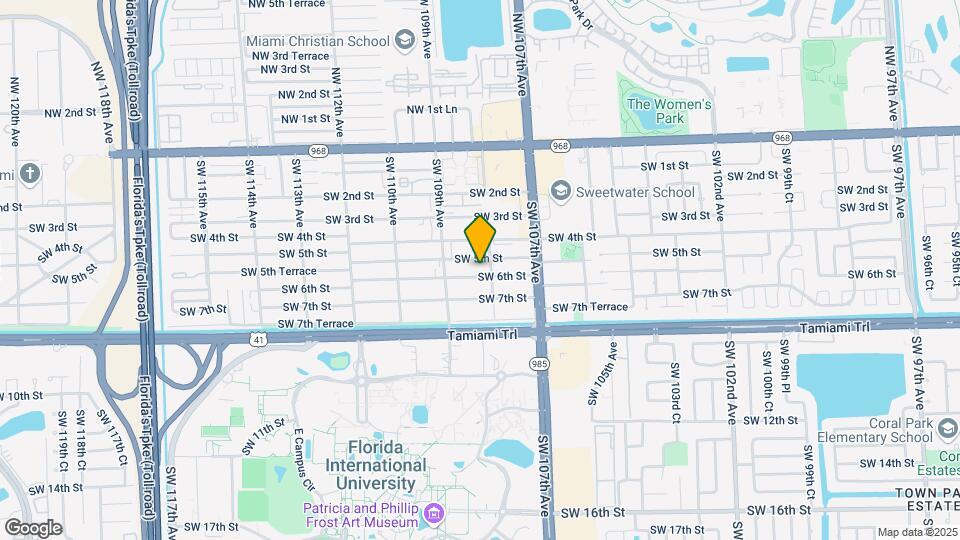 10851 SW 6th St Map and Location Details
