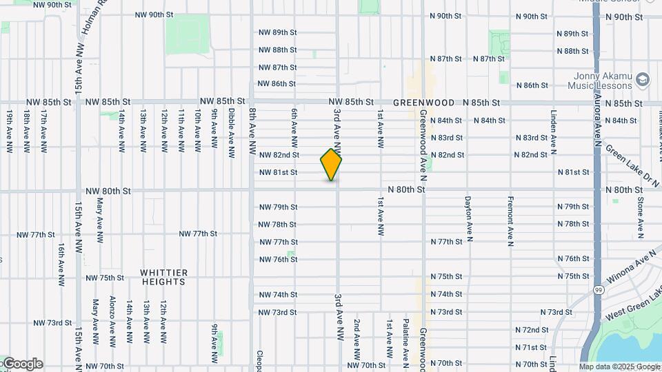 300 NW 80th St Map and Location Details