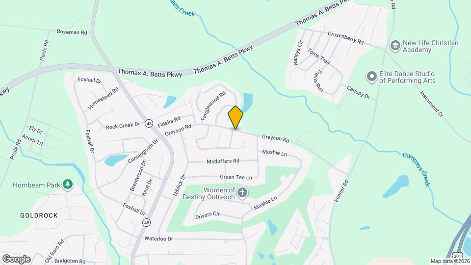 1101 Raccoon Branch Rd Map and Location Details