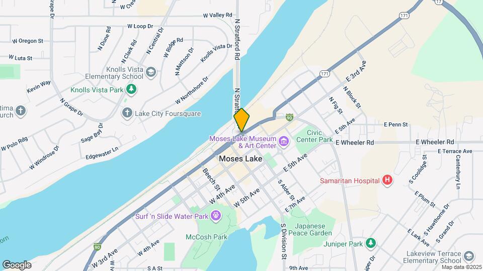 309 E Broadway Ave Map and Location Details