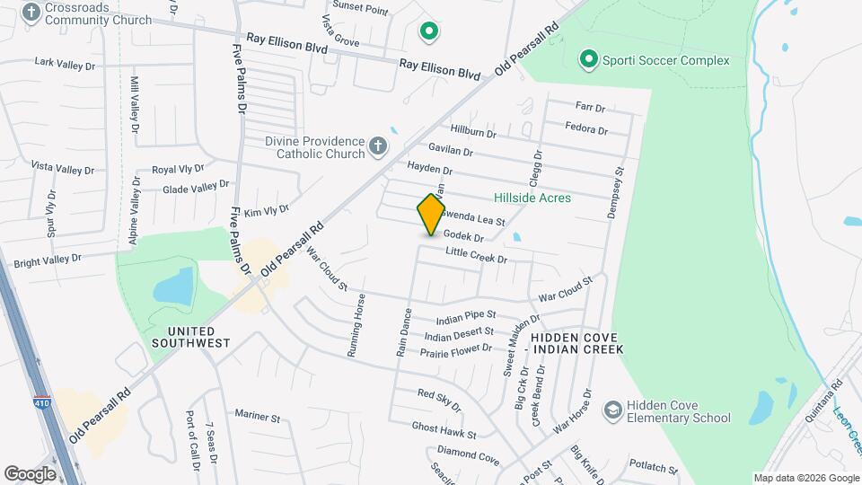 5523 Little Creek Dr Map and Location Details