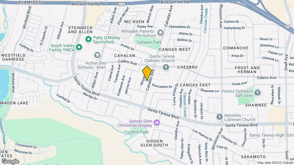 5969 Cahalan Ave Map and Location Details