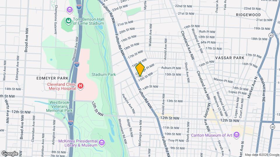 1401 15th St NW Map and Location Details