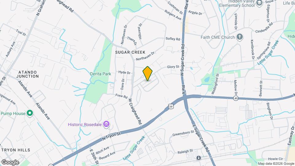 3923 Damask Drive Mapa y Detalles de la Ubicación