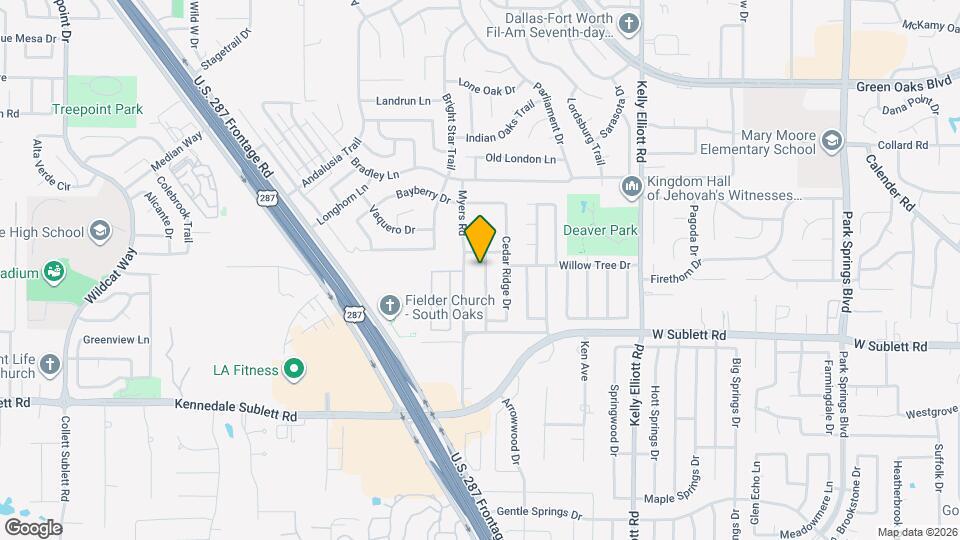 5808 Woodsetter Ln Map and Location Details