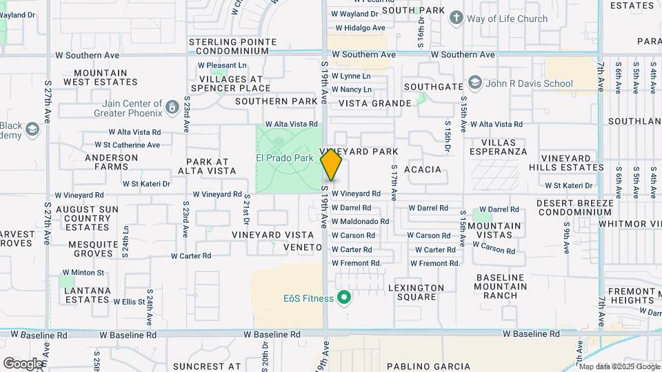 6634 S 18th Ln Map and Location Details