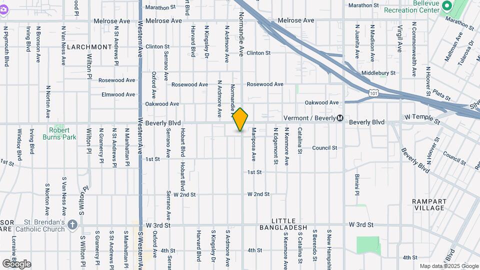 4201 S Council St Map and Location Details