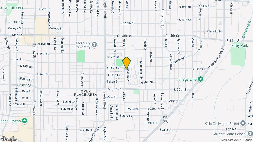1802 Jackson St Map and Location Details