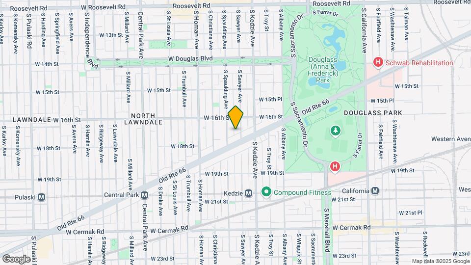 1630 S Sawyer Ave Mapa y Detalles de la Ubicación
