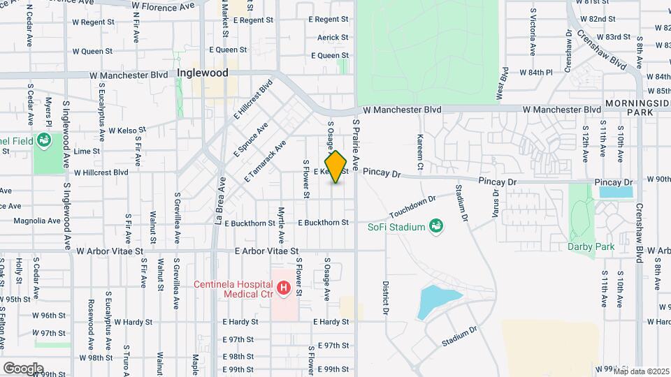 618 S Osage Ave Map and Location Details