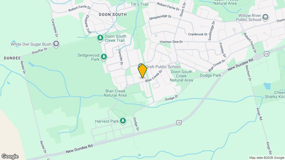 664 Blair Creek Dr Map and Location Details
