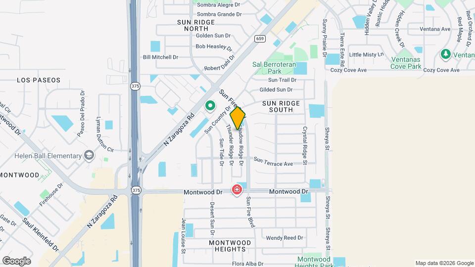 2041 Shadow Ridge Dr Map and Location Details