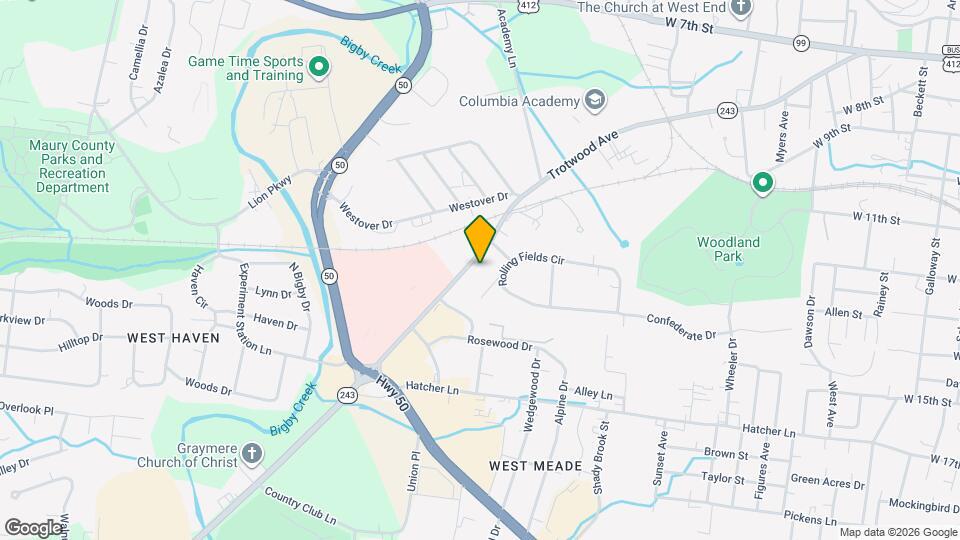 1215 Trotwood Ave Map and Location Details