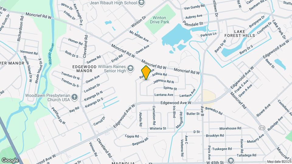 3622 Ardisia Rd Map and Location Details
