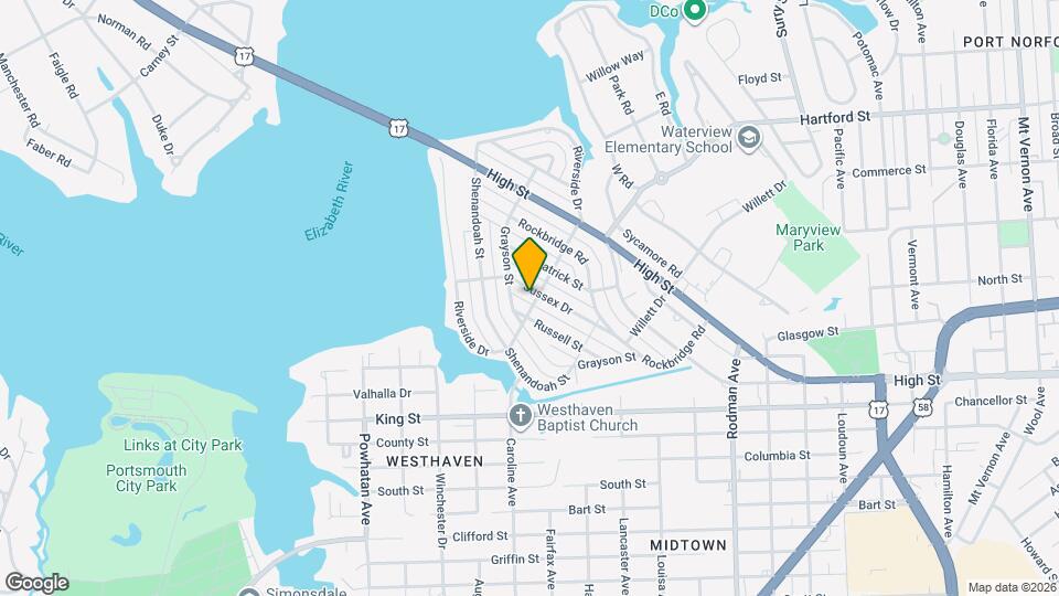 501 Sussex Dr, Unit 1 Map and Location Details