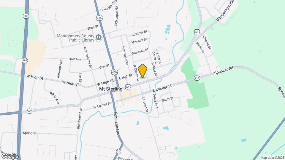 205 E Main St Map and Location Details