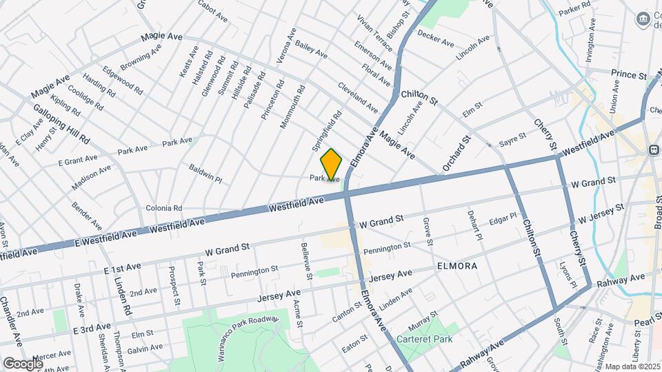 616 Park Ave Map and Location Details