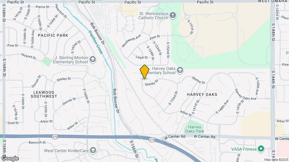 1823 S 155th Ave Map and Location Details