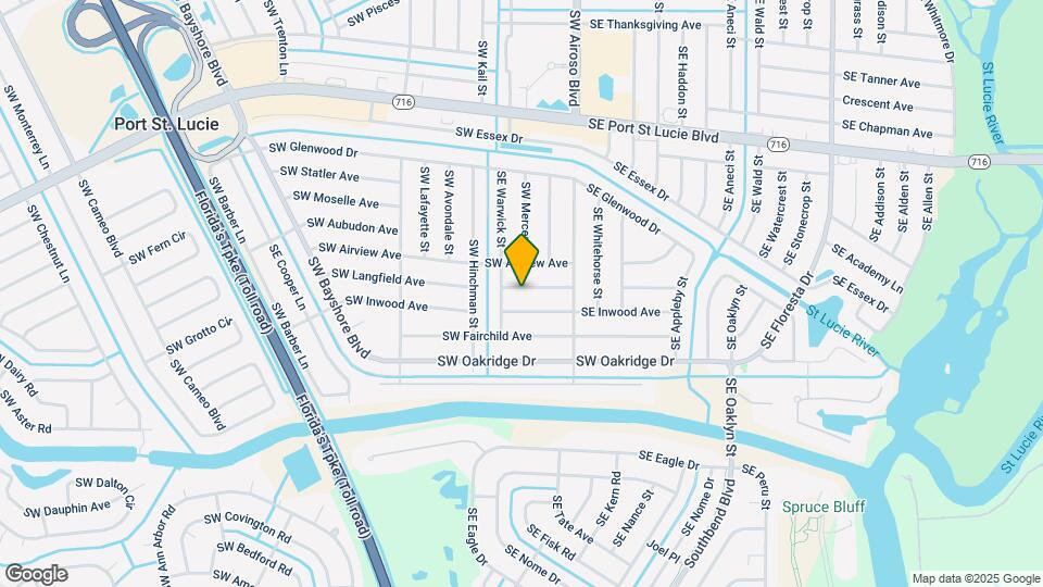 172 SW Langfield Ave Map and Location Details