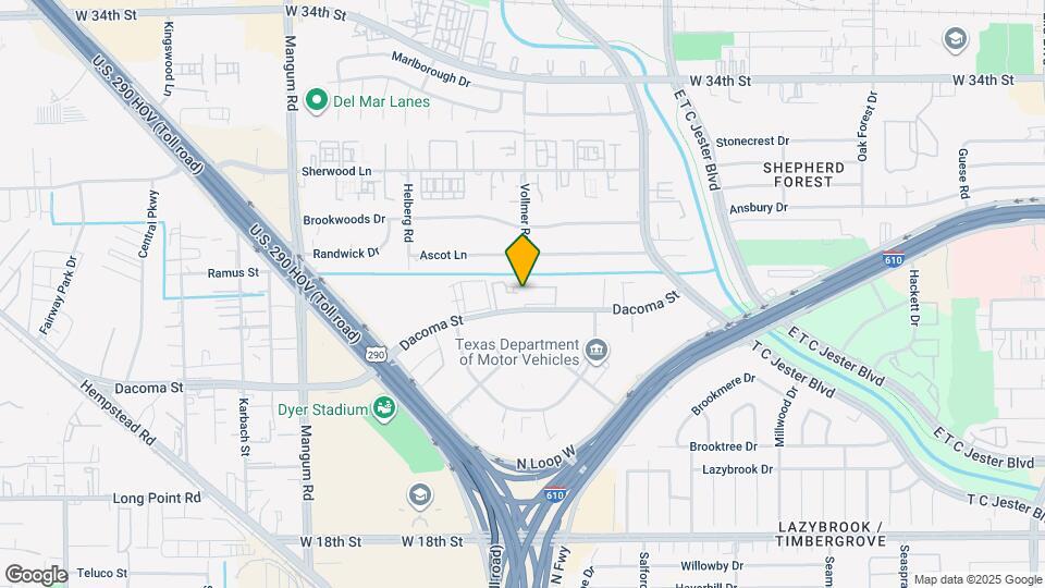 3900 Dacoma St Map and Location Details