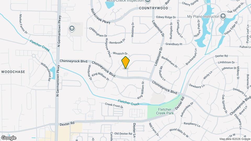 8464 Buckhurst Rd Map and Location Details
