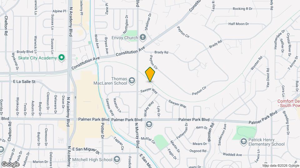 1708 Sawyer Way Map and Location Details