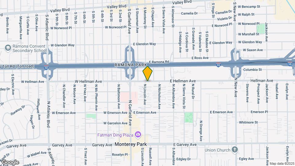 202 E Hellman Ave Mapa y Detalles de la Ubicación