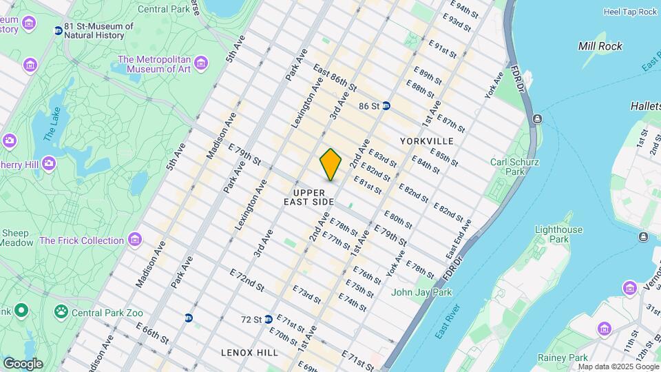 242 E 80th St Mapa y Detalles de la Ubicación