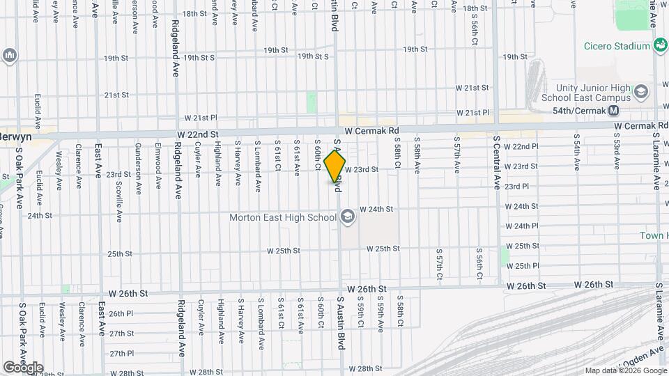 2314 S Austin Blvd Mapa y Detalles de la Ubicación