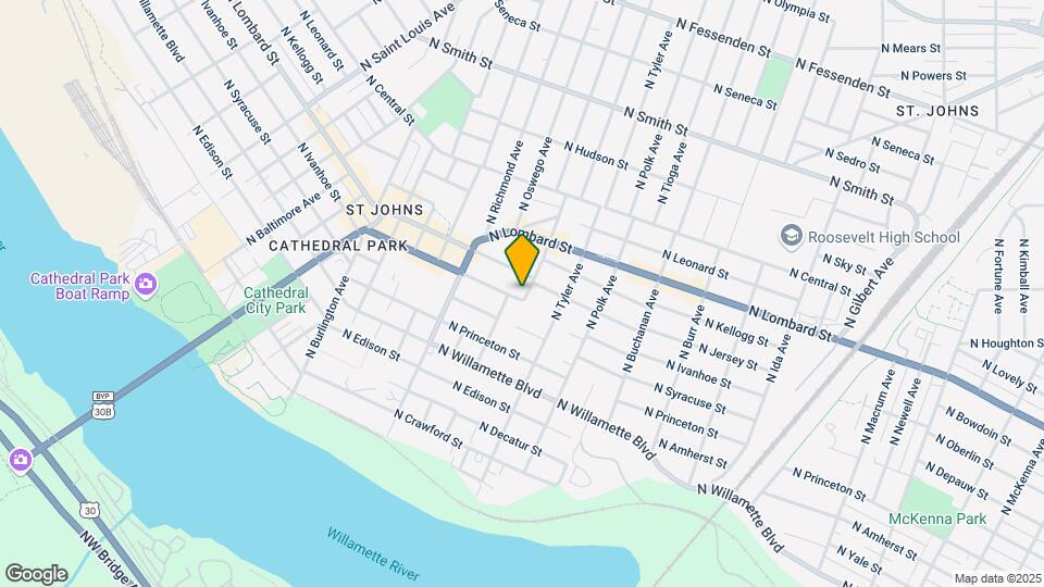 8001 N Ivanhoe St Map and Location Details