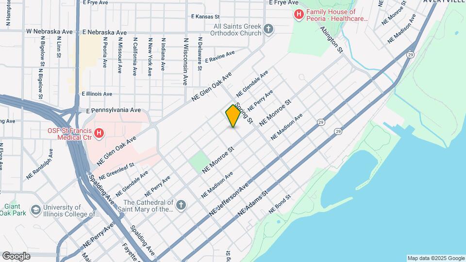 609 Voris St Map and Location Details