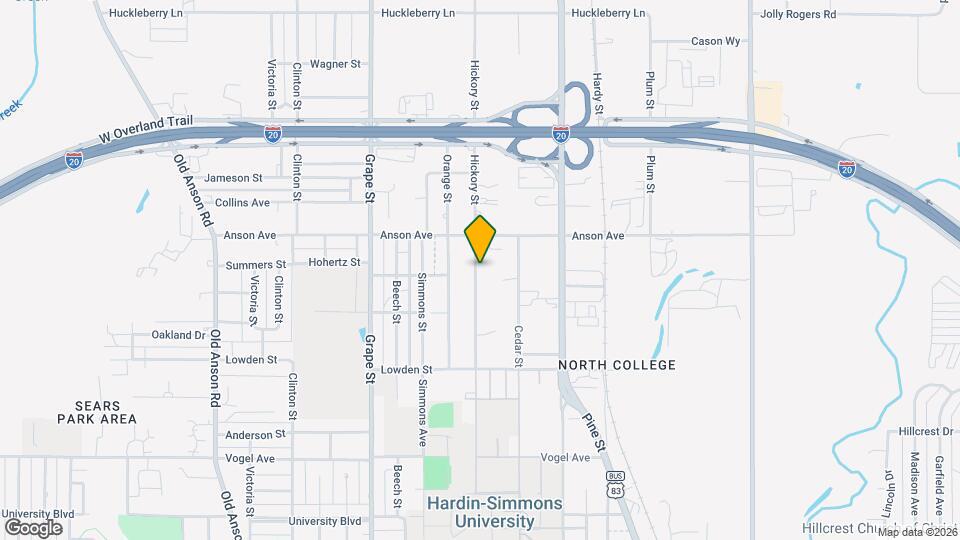 2917 Hickory St Map and Location Details