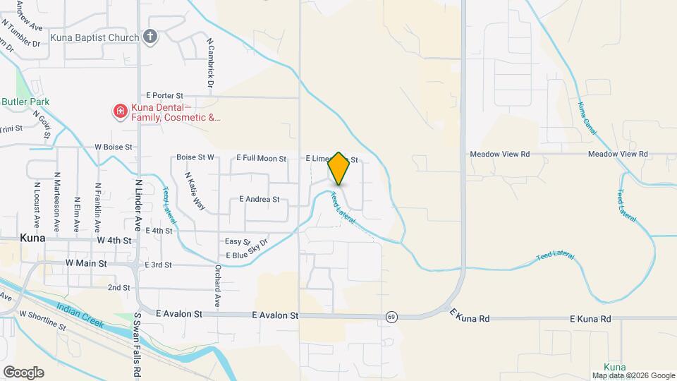 627 N Mudstone Way Mapa y Detalles de la Ubicación