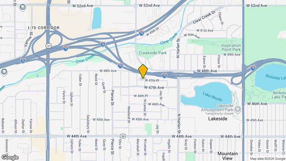 6410 W 47th Pl Mapa y Detalles de la Ubicación