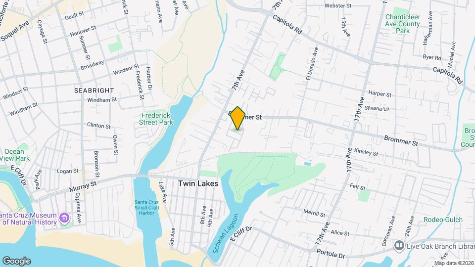 800 Brommer St Map and Location Details