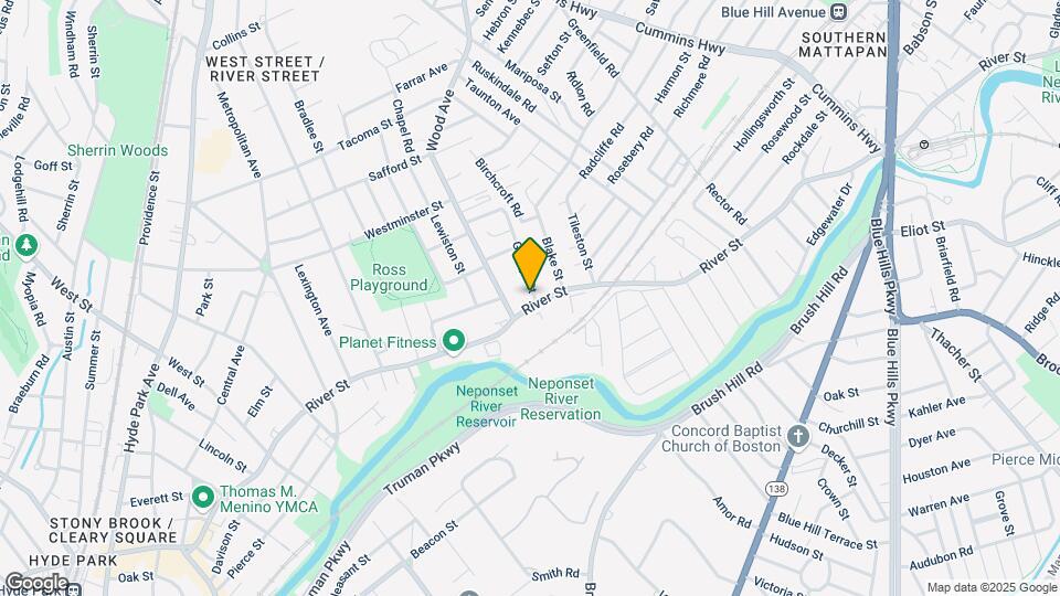 837 River St Map and Location Details