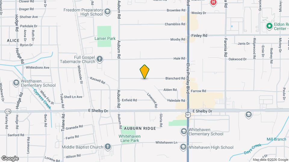 981 Blanchard Rd Mapa y Detalles de la Ubicación