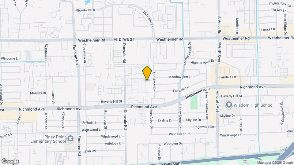 3011 Skyrock Dr Map and Location Details
