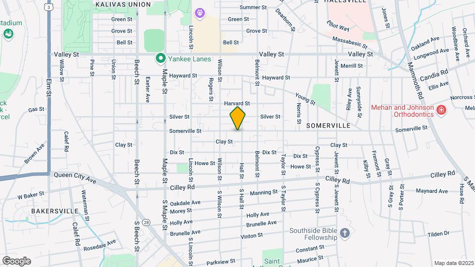 645 Somerville St, Unit 3 Map and Location Details