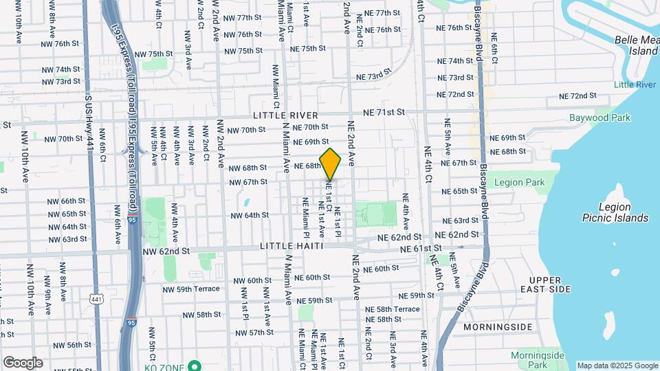 125 NE 66th St Mapa y Detalles de la Ubicación