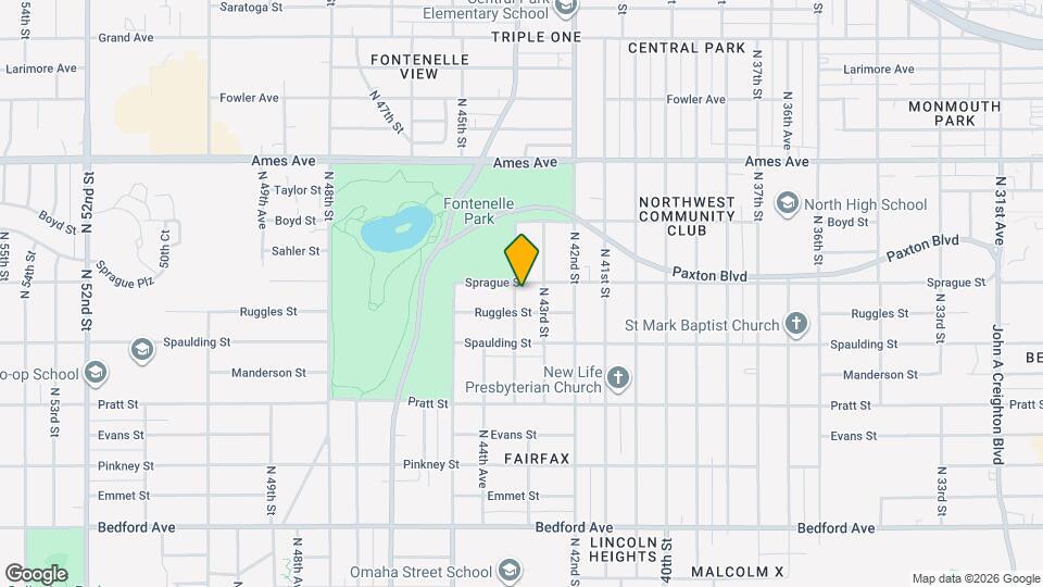 4019 N 44th St Map and Location Details