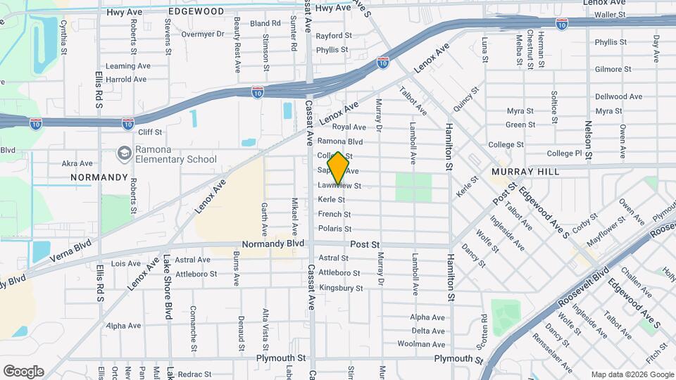 4808 Lawnview St Map and Location Details