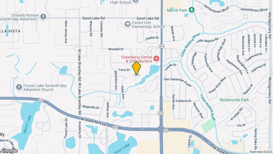 957 Salt Pond Pl Map and Location Details