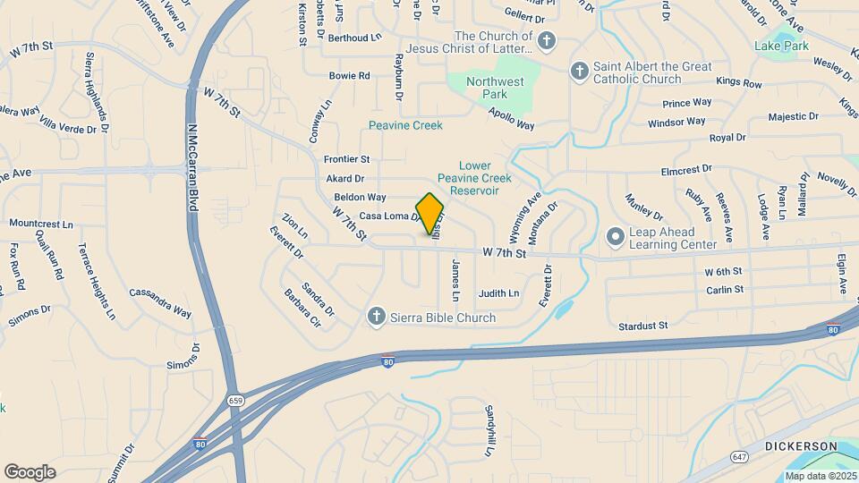 701 Ibis Ln Map and Location Details