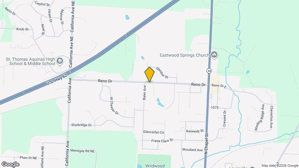 826 Reno Dr Mapa y Detalles de la Ubicación