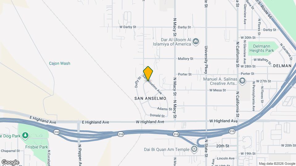 2698 San Anselmo Ave Map and Location Details