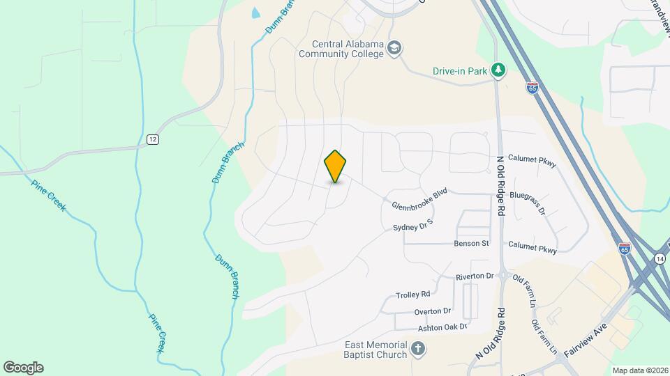 1418 Tullahoma Dr Map and Location Details