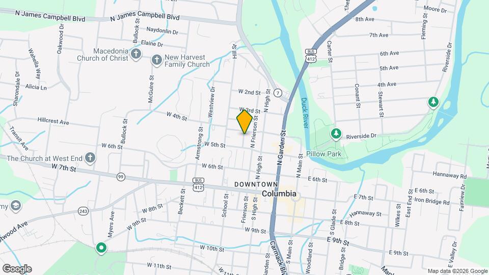 506 Pearl St Map and Location Details