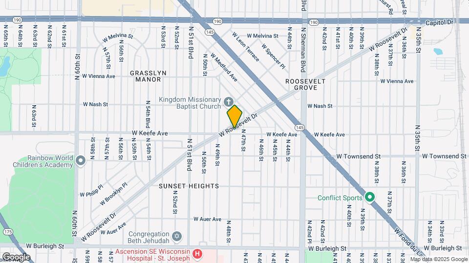 3500 N 48th St Map and Location Details