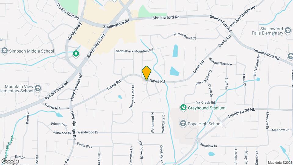 3245 Moss Creek Dr Map and Location Details